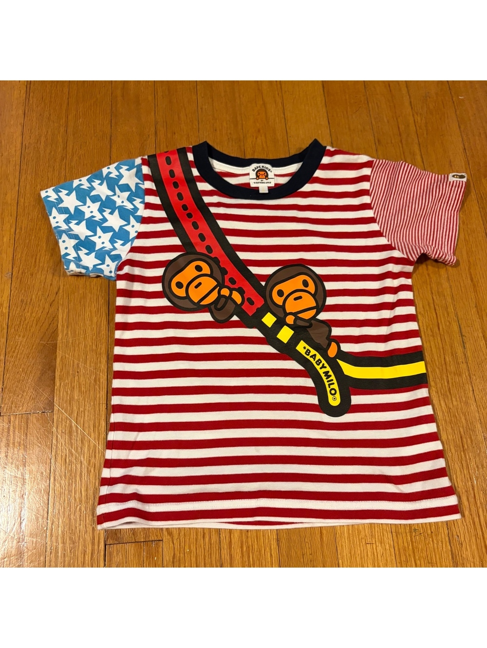 Y2K bape kids baby tee